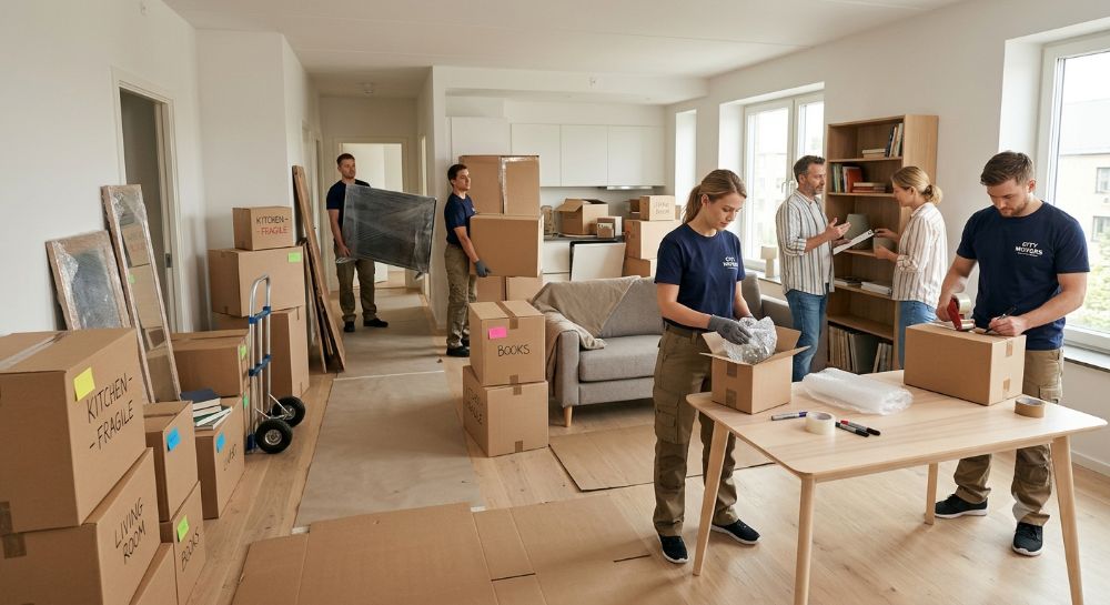 Packing for movers