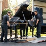 a piano moving